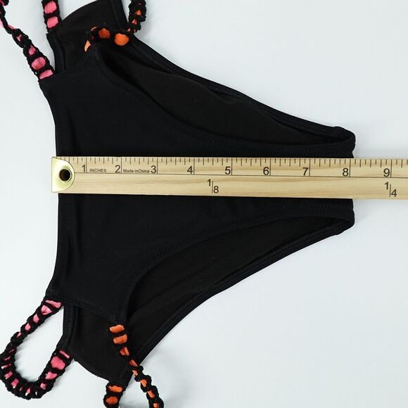 Victorias Secret Bikini Set Women Small Bandeau Strappy Sand Dollar Medallion - Picture 15 of 15